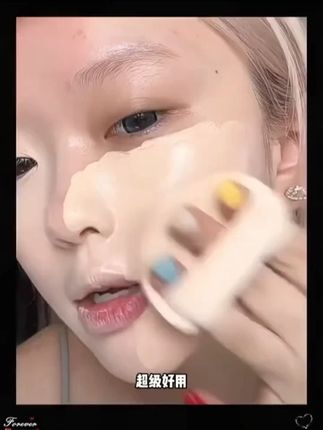 一个好用的粉扑不仅可以让你的底妆更服帖,还能帮你省底妆 #不吃粉的粉扑