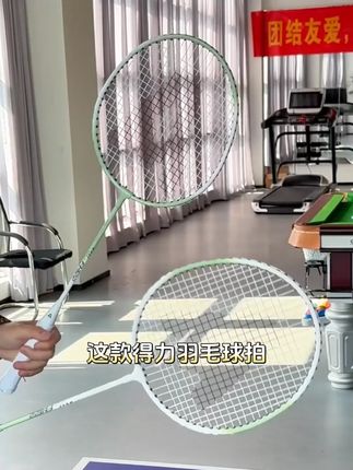 【旗舰店正品】得力羽毛球拍正品套装全铁素超轻双拍球拍专业高颜值【旗舰店正品】得力羽毛球拍正品套装全铁素超轻双拍球拍专业高颜值