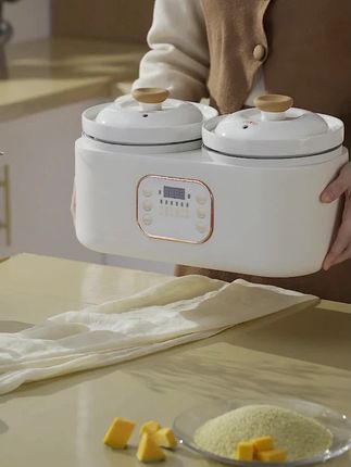 陶瓷内胆 电饭煲双胆智能米汤分离蒸米饭迷你家用0涂层电饭锅#电饭煲 #陶瓷内胆电饭煲 #智能电饭煲 #家用厨房电器