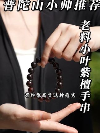 #手串 #文玩 #小叶紫檀 #普陀山