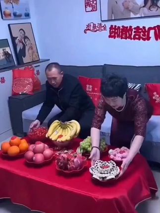 结婚客厅红色餐桌布订婚新婚喜庆装饰盖布桌布茶几茶几桌布新款  #桌布  #婚庆用品  #喜庆用品  #备婚日常  #红色桌布