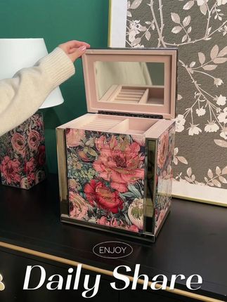 开运繁花系列五层首饰盒来咯#饰品收纳 #饰品收纳盒推荐