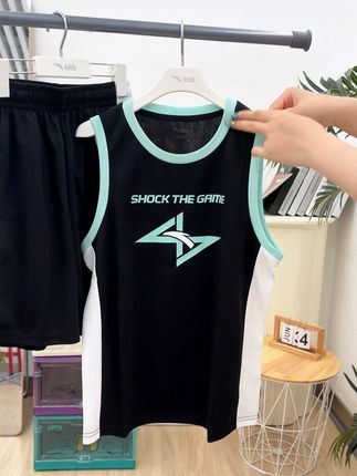 一套超好穿的衣服 #每日童装穿搭分享#高品质童装宝妈推荐#夏季必备#安踏童装