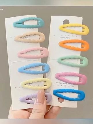 糖果色发卡韩版刘海头饰少女侧边发饰水滴波浪bb夹可爱发夹夹子甜#糖果色发卡 #发卡 #韩版发夹 #发夹 #侧边发夹