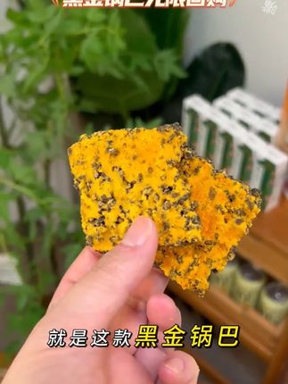 黑金蛋黄锅巴蟹香酥脆鲜香网红爆款休闲办公追剧零食小吃整箱食品 #锅巴 #黑金锅巴 #蛋黄锅巴 #蟹黄锅巴 #香酥脆
