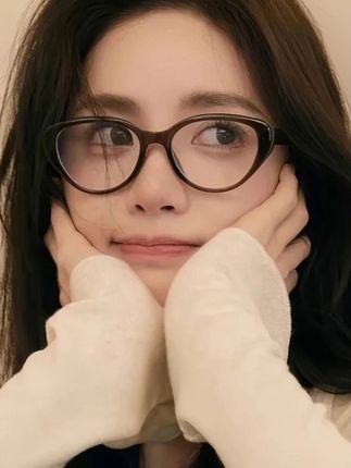 #k总 推荐正品猫眼素颜眼镜框方圆脸超轻网红女可配度数近视防蓝光#眼镜 #素颜眼镜 #猫眼眼镜 #圆脸眼镜