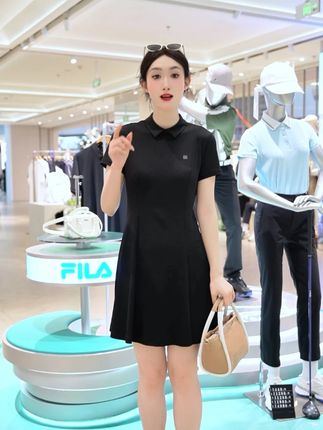穿喜欢的衣服,见喜欢的人 #FILA #斐乐吉林女装 #polo连衣裙 #夏季穿搭