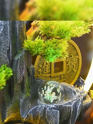超美的假山流水摆件,书房客厅必备开业乔迁好礼! #书房装饰佳品 #书房装饰好物 #循环水摆件 #循环水喷泉 #室内喷泉装饰