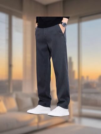 时尚直筒休闲裤#休闲裤男 #宽松版型 #男士休闲裤 #面料柔软舒适 #品质男装