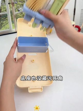 国庆出游必备!便携式奶瓶刷套装,带娃出行超方便! #新生婴儿用品 #国庆出游用品 #旅行收纳神器 #国庆出游必备 #旅行用奶瓶刷