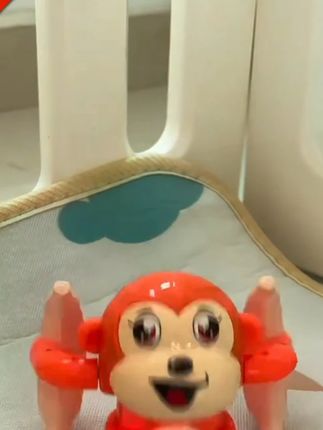 #翻滚猴 郝邵文推荐 婴儿宝宝有声会动翻滚猴电动趣味声控爬行跟头旋转#声控翻滚猴 #玩具翻滚猴 #儿童玩具翻滚猴 #电动玩具