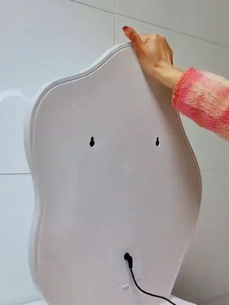 云朵化妆镜台式桌面带灯梳妆镜LED智能镜主卧梳妆台镜子梳妆镜_0712_2 云朵梳妆台化妆镜,镜面触摸开关,三色变光,操作简单,通电即可使用 #镜子 #厉害了我的化妆镜 简约时尚#云朵落地梳妆台化妆镜 可发光化妆镜