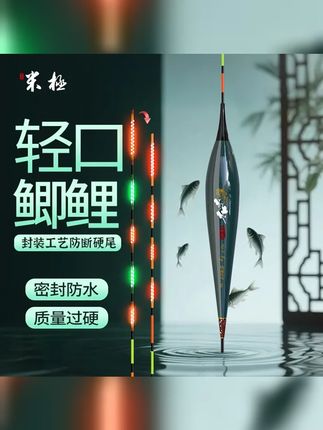 米极BR03恒亮柔光咬钩变色电子夜光漂日夜两用浮漂高灵敏鱼漂醒目 #米极变色电子夜光漂 #浮漂 #米级江湖 #电子鱼漂 #防磨鱼线