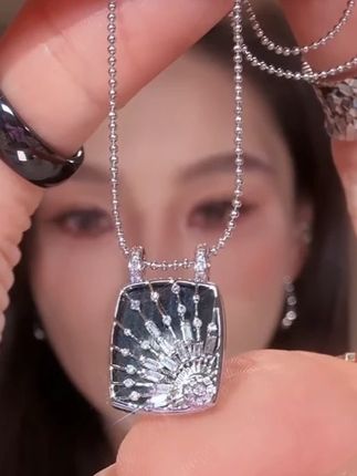 G XIAOXIAO镀K金【墨夜幻光】气质时尚高级百搭无事 #珠宝首饰 #时尚饰品 #美饰分享 #项链 #女人喜欢的饰品