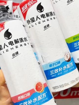 椰子口味上新!线下几乎买不到,想尝鲜就点链接#外星人电解质水 #电解质水 #椰子水