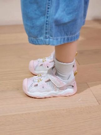 牧童2025夏季学步凉鞋宝宝包头防滑软底机能鞋镂空网面透气稳护鞋#好穿不累脚 #舒适透气又凉快 #软底软面穿上超舒服 #宝妈推荐