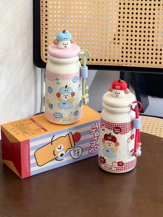 苹果小狗保温杯太好看噜! #水杯 #保温杯 #杯子控 #儿童水杯 #儿童保温杯