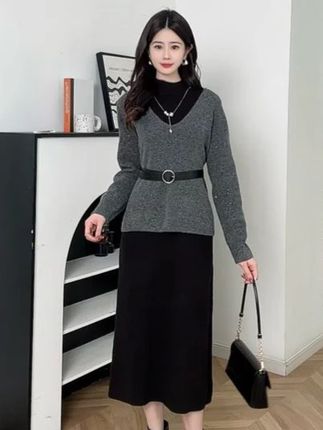IEF/爱依服2025新款秋季毛织里外套裙#穿出高级感 #显瘦穿搭 #品质女装 #显瘦 #搭配技巧