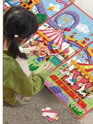儿童拼图益智玩具3-6岁恐龙4宝宝幼儿早教小朋友儿童礼物磁性拼图#磁性拼图 #磁性拼图玩具 #磁性拼图画板 #磁性拼图书 #儿童拼图