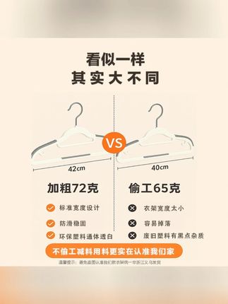 【非义乌货】高品质衣架学生宿舍收纳必备防风防滑加厚承重开学季#开学季 #宿舍收纳 #衣架 #防风防滑 #高品质