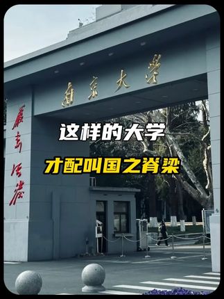这样的大学,才是国之脊梁#南京大学 #大学 #留学生