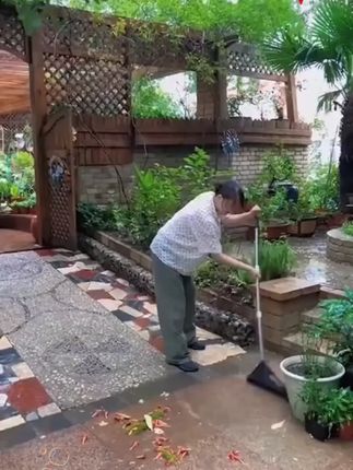 意布大扫把单个扫帚硬毛土地笤帚庭院扫院子仓库室外加长扫把