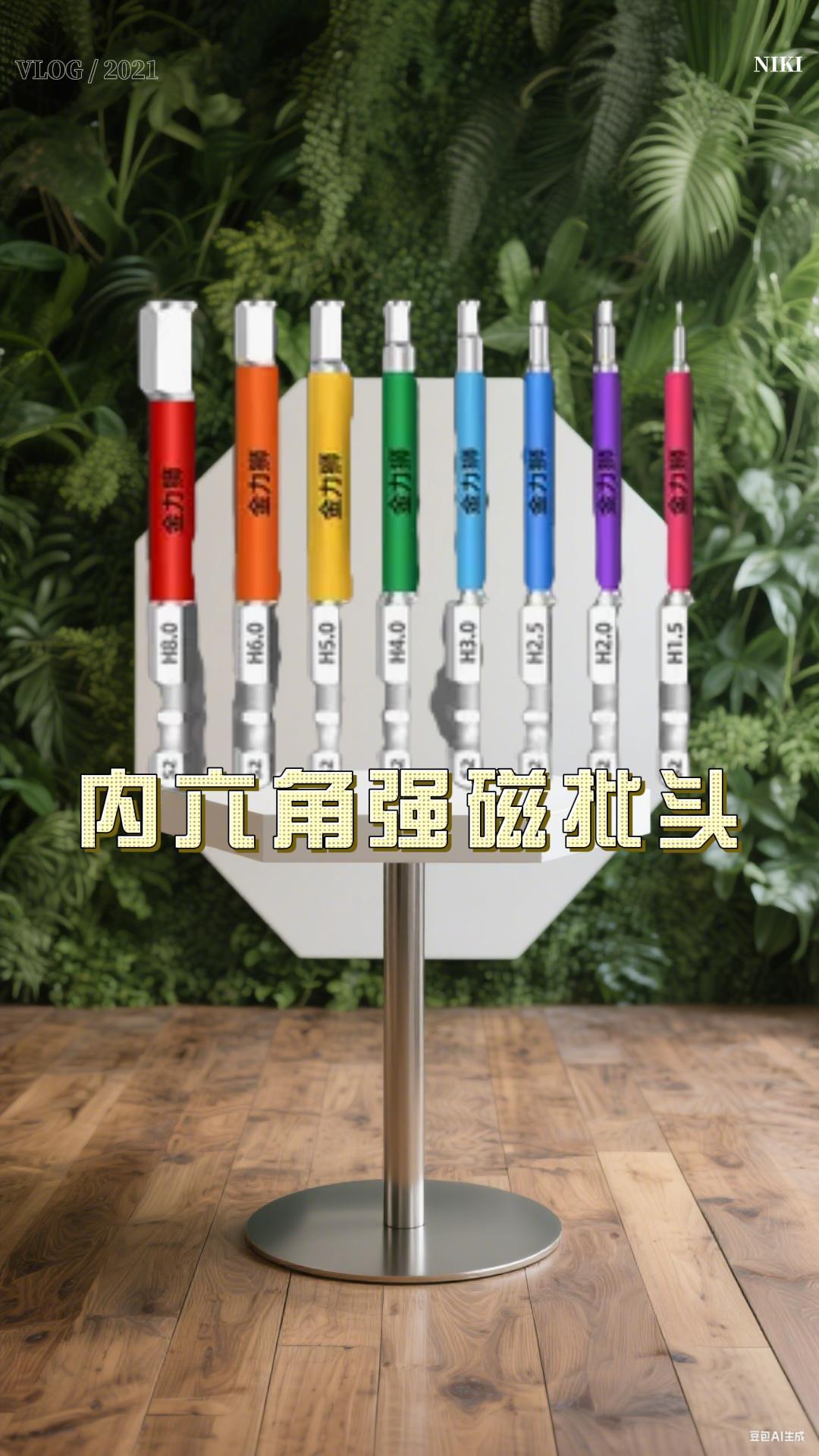 内六角强磁批头#内六角强磁批头 #强磁批头 #强磁批头十字批头 #五金工具