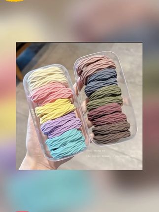 超柔软高弹力巨耐用高马尾盒装发绳橡皮筋扎发头绳2025新款发圈#发圈 #发圈推荐 #发绳 #橡皮筋 #发绳推荐