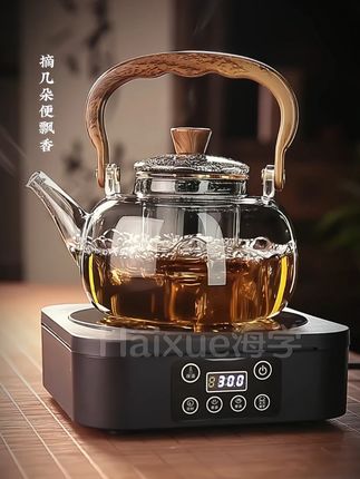 1500W电陶炉多功能煮茶器15档火力调节家用保温蒸茶围炉煮茶#茶具 #品茶静心 #电陶炉 #煮茶器 #召唤茶友