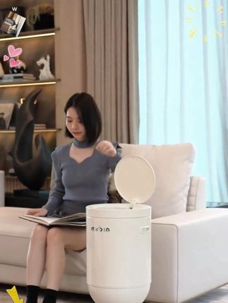 麦桶桶智能感应垃圾桶家用客厅厨房电动大容量智能垃圾桶新款大号