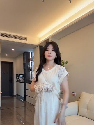 新款流行小个子休闲松驰感爆款潮 #夏季新款 #遮肉显瘦 #大码女装 #遮肚子藏肉显瘦连衣裙 #穿出高级感