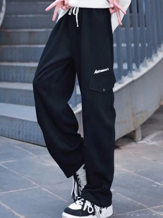 儿子腿粗总嫌裤子紧?这条直筒运动裤我按头安利!🛒宽松显瘦+垂感满分,宝妈闭眼入不翻车! #舒适百搭#运动裤#百搭裤子#裤子男#直筒裤