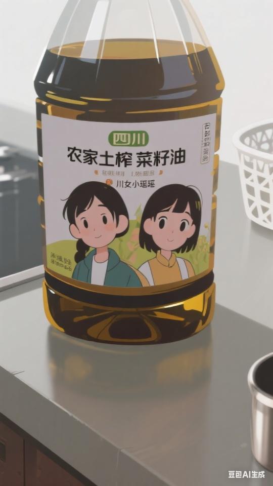 【小瑶瑶专属】四川菜籽油4.35L(8斤)桶装农家传统压榨非转基因