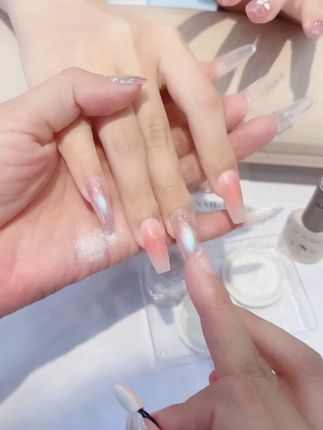 谁还没有这款透亮细腻月光粉啊 也太美了 #美甲 #kasi #月光粉 #月光粉美甲 #好物推荐