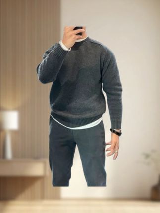 时尚潮流针织衫#毛衣  #休闲百搭  #男生穿搭  #简约搭配 #时尚潮流针织衫