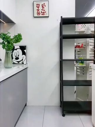 带轮子可移动的加高多层置物架#好物推荐🔥 #居家好物 #厨房置物架 #厨房好物