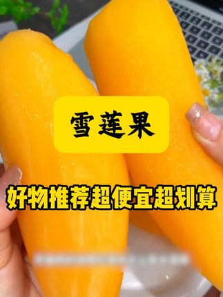 #g 一年就这一季,云南天山雪莲果,又脆又甜,清爽解腻,没吃过的一定要尝尝#新 鲜应季水果 #脆甜多汁