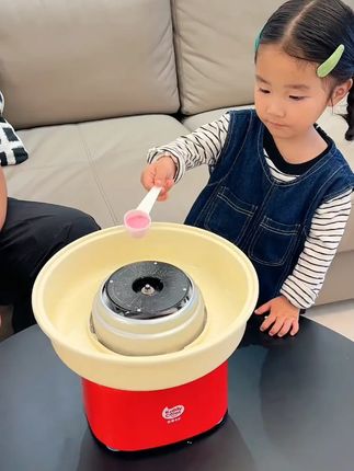 凯蒂卡乐棉花糖机家用小女孩生日礼物小学生过家家diy机器玩具#棉花糖机 #小女孩礼物 #过家家玩具 #儿童DIY #凯蒂卡乐