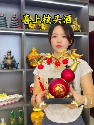 这款酒把它摆在家里真的是太漂亮了 #摆件 #工艺品摆件 #纯粮酿造 #白酒