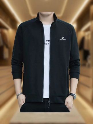 男士卫衣开衫运动休闲立领秋冬宽松百搭春秋薄款夹克外套 #男士外套 #男士夹克 #夹克外套 #立领外套 #休闲外套