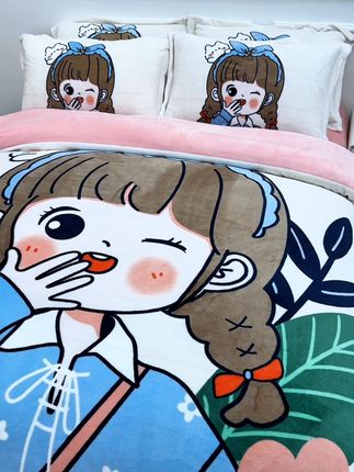 再也不用频繁换床品!牛奶绒四件套耐脏还易洗,不小心沾污渍一搓就掉,机洗后绒面不变形,冬天半个月换一次都没问题~#懒人床品 #家纺床上用品 #牛奶绒 好物