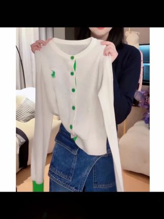 早秋开衫高级设计师长袖针织衫