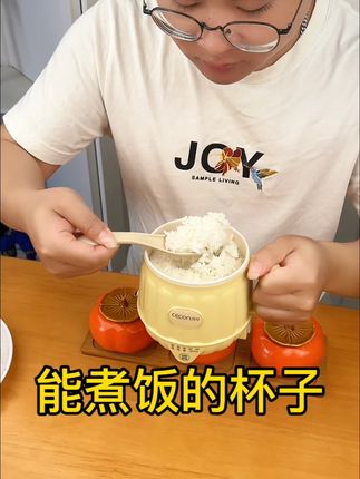 现在的杯子居然能煮饭煮粥了,不仅可以烧水了,一人食太方便了#牛奶杯#养生杯#好物推荐