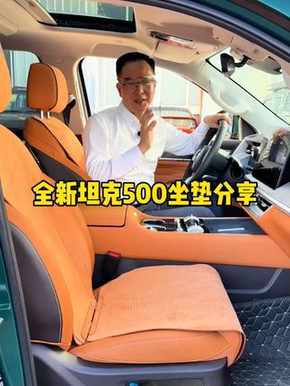 26 款坦克 500 Hi4T/Hi4Z 专用超薄翻毛皮座垫,透气舒适,智享版适配~#坦克 #翻毛皮坐垫 #Hi4T #Hi4Z #座椅升级