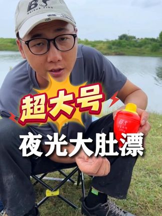 白鲨双光源日夜两用大肚漂,逆光设计,体型更大,看漂更清晰 ,红绿双光源自由变换 #夜光漂  #浮漂  #日夜两用大肚漂  #浮钓鲢鳙