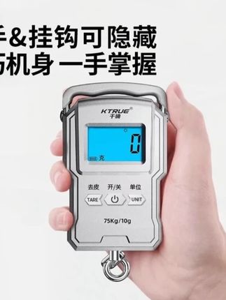 手提秤电子秤快递便携式家用称鱼吊勾弹簧行李小秤克重电子秤#手提秤电子秤 #垫子称 #好物分享 #好物推荐 #便携式电子秤