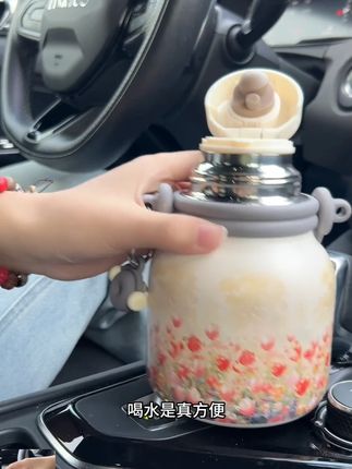 Big car/大卡大容量保温杯户外便携学生可爱水杯316不锈钢保温壶A #保温杯 #水杯 #大容量保温杯 #保温杯推荐 #杯子控