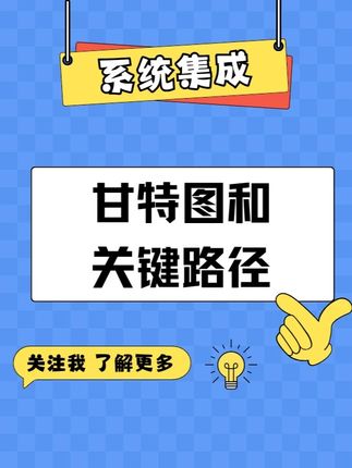 甘特图和关键路径 #软考 #系统集成项目管理工程师 #广东入户 #深圳入户