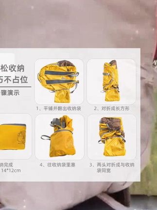 户外双肩包超轻薄女旅行背包大容量折叠背包运动包跑步旅游登山包 不管是喜欢走走买买东西没地儿装,还是行李超重怕被罚,这个折叠背包都会救大命! #折叠背包 #双肩包 #旅行好物# 轻量化 #不管是喜欢走走买买东西没