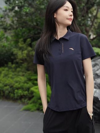 安踏 polo 衫不挑体型,显瘦效果绝了 #简约穿搭 #穿出高级感 #夏季新款 #短袖t恤 #遮肉显瘦
